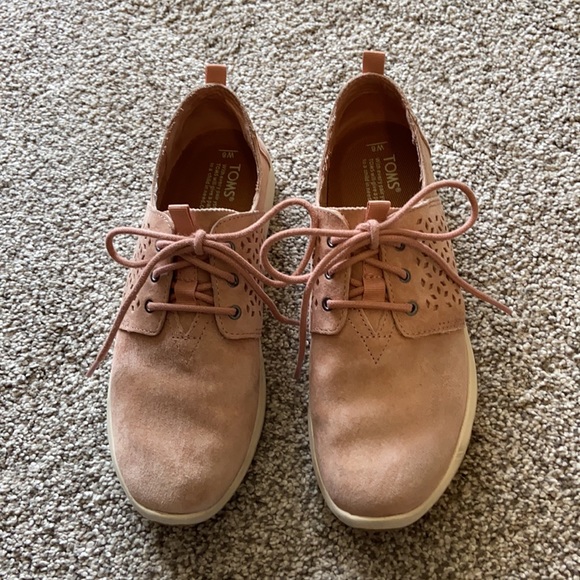 Toms Pink Suede Sneakers - Picture 3 of 4